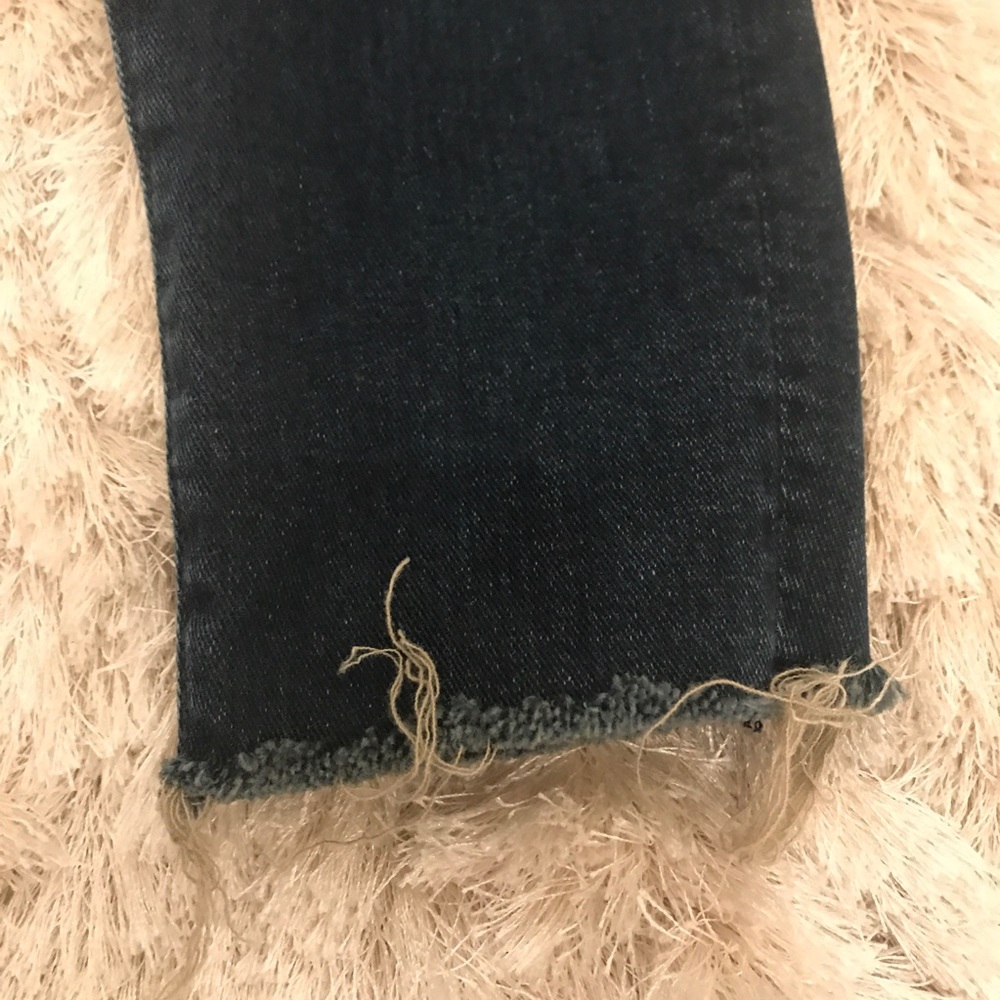 🧡SOLD🧡Mother High Waist Looker Ankle Fray Denim - Picture 5 of 6